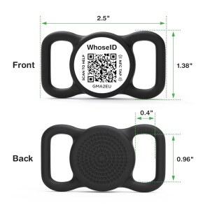 NFC가 포함된 연락처 위치 애완동물 일반 블랙앤화이트 태그 QR 여러 수정 가능한 누구의 GPS 이메일 코드 무음 개인 프로필 긴급 스캔 온라인 맞춤형 ID
