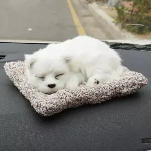 탈취제 차량용탈취제 사모에드 자동차인형 차량용인형