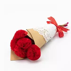 미니 종이꽃 만들기 키트 졸업 학예회 선물 레드/페이퍼/꾸미기/카네이션/연주회/선생님/감사/이벤트/꽃다