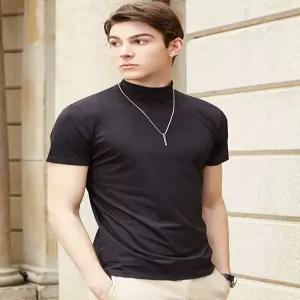 헬스옷 남자 롱 반팔 반목폴라티 넥워머 반폴라 슬리브 짐웨어 러닝복