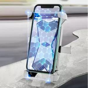 핸들폰홀더 킥보드 폰거치대 간단설치 터치가능 바이크폰받침대 360도