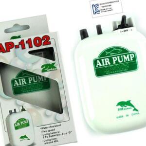 [2개구성] 씨타임 AIR PUMP 공기펌프 고기펌프 기포기 산소발생기 휴대용 에어펌프 EW07D1B4