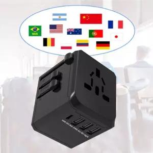 여행용 멀티 어댑터/국제/콘센트/해외용/충전기/출장/호텔/객실/해외/공항/라운지/게스트하우스/충전/전기