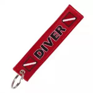 스쿠버 다이빙 자수 가방 택 키링