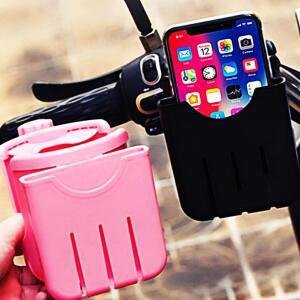 [2개구성] 핑크 2종 간편설치 케이지 거치대 자전거 컵홀더 물통 물병 EWFHKLUN