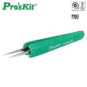 [2개구성] Proskit Prokit 핀셋TZ 202N 돋보기형핀셋 핀셋 직선핀셋 굽은핀셋 절연 QW759B8D