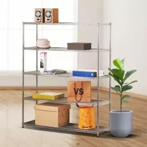 산업용 메탈랙1500 5단 다용도실 못없는 베란다벽선반