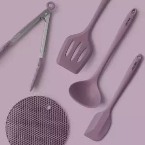 키친툴 5종 세트 주방 실리콘 조리 기구/차박/캠핑/도구/키친용/툴세트/툴셋트/요리/셋트/캠핑용/차박용