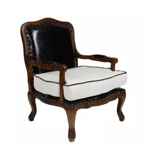 1인용 엔틱 쇼파 미니 윙체어 편안한 빈티지 다이닝 팔걸이 패브릭 디자인