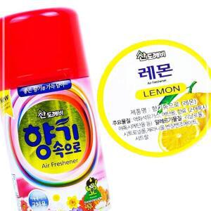 [2개구성] 향기속으로 분사형 방향제 리필 레몬 290ml 학교 교실 학원 관공서 KWB15F33