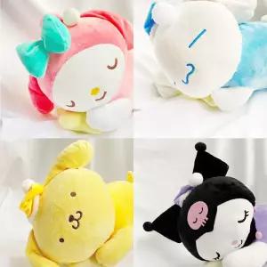 산리오 스타 허그 라이닝 쿠션 인형 35cm 4Types/솜인형/가방고리/장난감/안고자는/작은/뽑기인형/열쇠고리