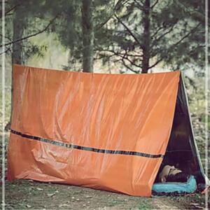 [2개구성] 방수 백패킹 쉘터 캠핑 비상용 텐트 여름 인용 FLWFDF84F