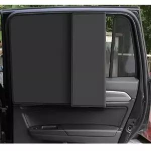 차량용 뒷자석 커튼 캠핑 햇빛가리개 암막 커튼 2P