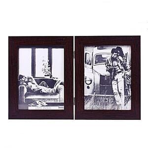 [2개구성] YH유통 모티브 액자 6x8W밤색 탁상용 장식용 DUWDB2046