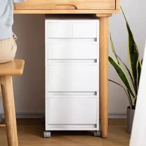 (4단) 홈/사무실/인테리어/멀티/이동식/데스크/서랍장/모던/리빙/플라스틱/학교