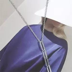 [다잇템]여자 써지컬 볼드루프 이태리체인 목걸이_P336055834