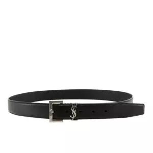 YSL 로고 레더 벨트 634437BOO0E 1000