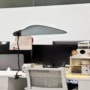 나뭇잎 캐노피 사무실 천장 에어컨바람 햇빛가리개 가림막