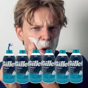 질레트 포오미 센스티브 쉐이빙폼 311g X 6개