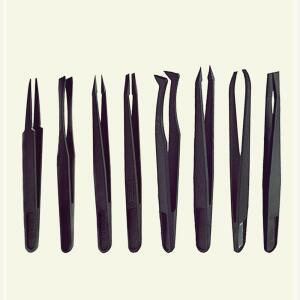 [2개구성] 정전기 방지 공예 핀셋 정밀 미세 세트 8종 FLW89E6FC