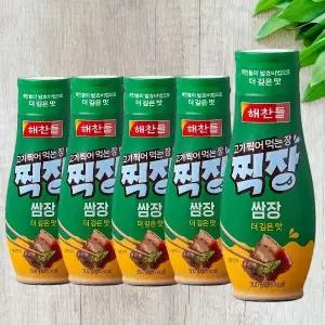 해찬들 찍장 쌈장 더 깊은맛 300g x 5개 / 고기 찍어먹는장