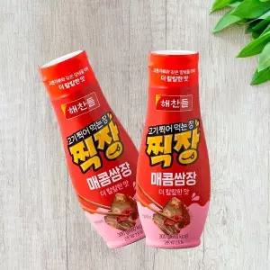 해찬들 찍장 매콤쌈장 더 칼칼한맛 300g x 2개 / 고기 찍어먹는장