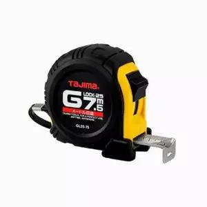 타지마 줄자 고무완충 자동형 GL25 7.5M 25mm 타지마 줄자