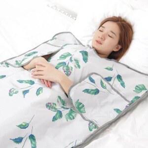 입는 전기장판 땀빼기 기본형 가정용 버전 목욕백 디자인 컬러 찜질 접이식 사우나