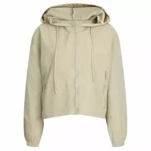 [하프클럽/샵앤]여성 데일리 후드 긴팔 바람막이 간절기 점퍼 EGG-WJP-20776-베이