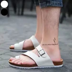 남녀 버클 슬리퍼 쪼리 코르크 여름 데일리 스트랩