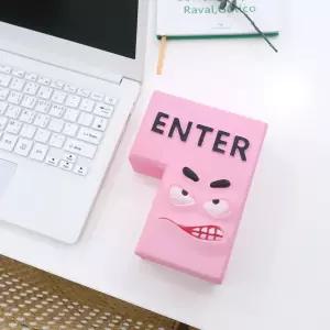 키보드모양 스트레스 해소 인형/모찌/촉감/놀이/소근육/교구/찐득이/발달/감각/주물럭/말랑이/쫀득/말랑말