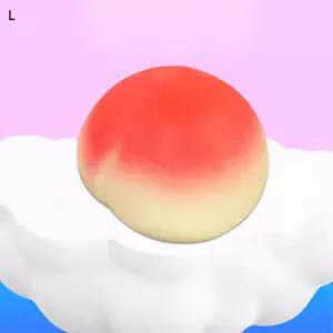 주물럭장난감 왕복숭아 3P/감각/발달/완구/스트레스볼/말랑이/스퀴시/모찌/인형/촉감/놀이/소근육/교구/찐