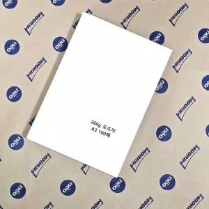 A3 사이즈 260g 모조지 100매 백상지 전지/용지/포토/플로터/상장/종이/롤페이퍼/프린터/프린트/인쇄/포스