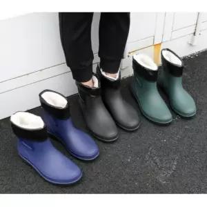 남성 털장화 겨울장화 숏부츠 캐주얼 부츠 장화 JMR8+8LGV