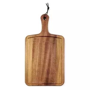 ( )아카시아 흑단나무 플레이팅 손잡이 도마 G