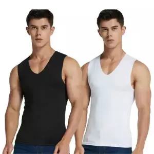 [다잇템]남자 슬리브리스 쿨링 구김 부드럽고 티셔츠_P340237976