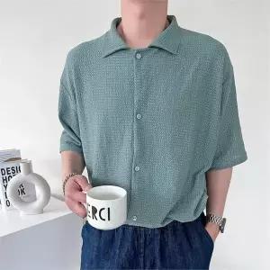 [다잇템]남자 펀칭 마원단 SS 박시핏 신입생 셔츠_P340631565