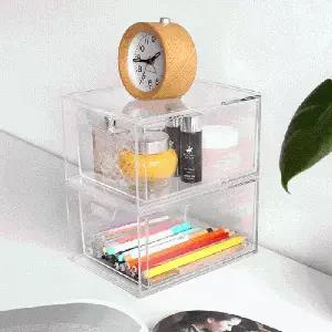 투명아크릴 화장품 소품정리 데스크 정리서랍
