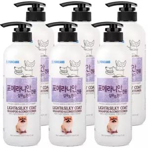 포켄스 포비스 포메라니안 전용 샴푸&린스 550ml X6개