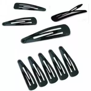 대20P 검정똑딱이핀 헤어핀 머리핀 똑딱핀 잔머리정리핀 똑딱이핀 딱핀