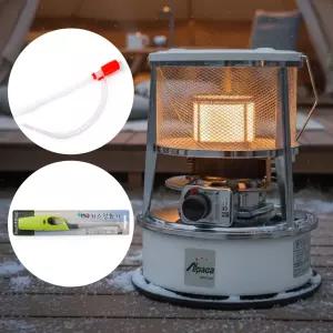 [리퍼 특가] 알파카 석유난로 APC-231KK 세라믹 크림 심지 캠핑 기름 등유 난로 석유히터