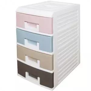 정리 파스텔서랍함4단(소) 1개 다용도정리함 미니정리