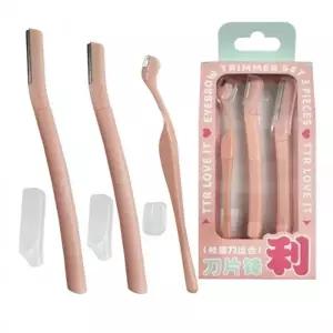 장만A628 일체형 눈썹칼 3종세트 정리칼 면도기 제모 Huolang 만물선생 눈썹커터