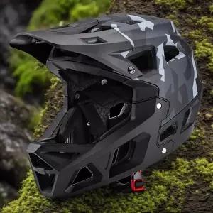 호환  남자를 풀 페이스 M사이클링 헬멧 DH BMX 오프로드 일체형 헬멧 내리막 M초경량 CE CPSC Ciclismo