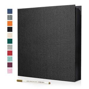 Spbapr 대형 사진 앨범 셀프 접착 커버 마그네틱 스크랩북 DIY 40페이지, 4x5 4x6 5x7 8x10 금속