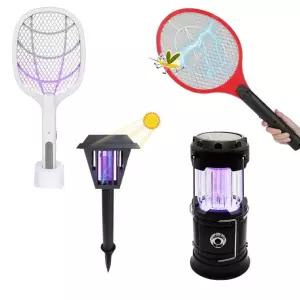 USB 충전식 전기 전자 모기채 야외 해충 모기 퇴치기 정원등 랜턴