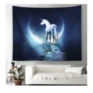 유니콘 패브릭 포스터 가림막 커튼 가리개 커텐 바란스 가림천 천포스터