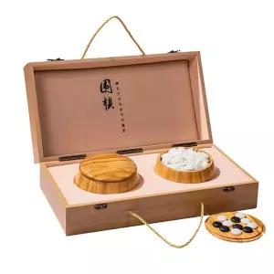 휴대용 바둑판 세트 원목 테이블 휴대용 게임