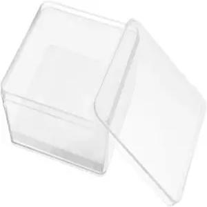 곤충 관찰 및 수집을 위한 곤충학 컴팩트 홀더용 투명 표본 상자 큐브 디스플레이 케이스 1세트 우아한