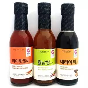 쿨샵 청정원 핫칠리소스 월남쌈소스 데리야끼소스 돈카츠소스 머스타드소스